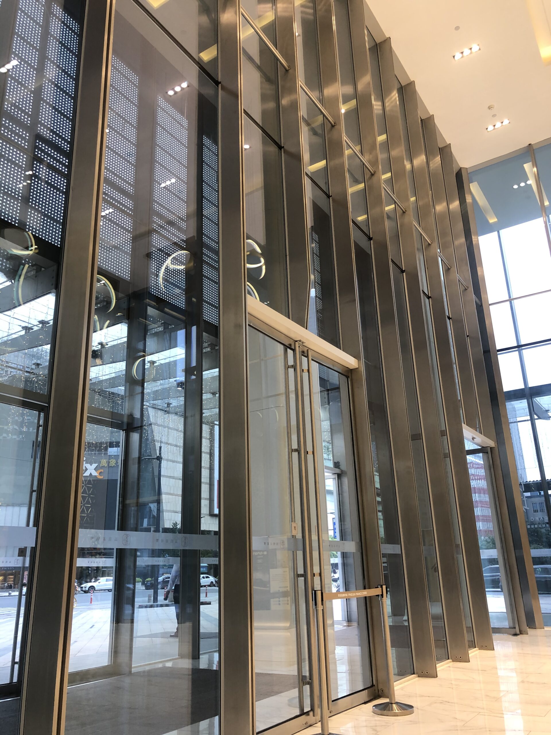 玻璃幕墙全不锈钢支撑柱