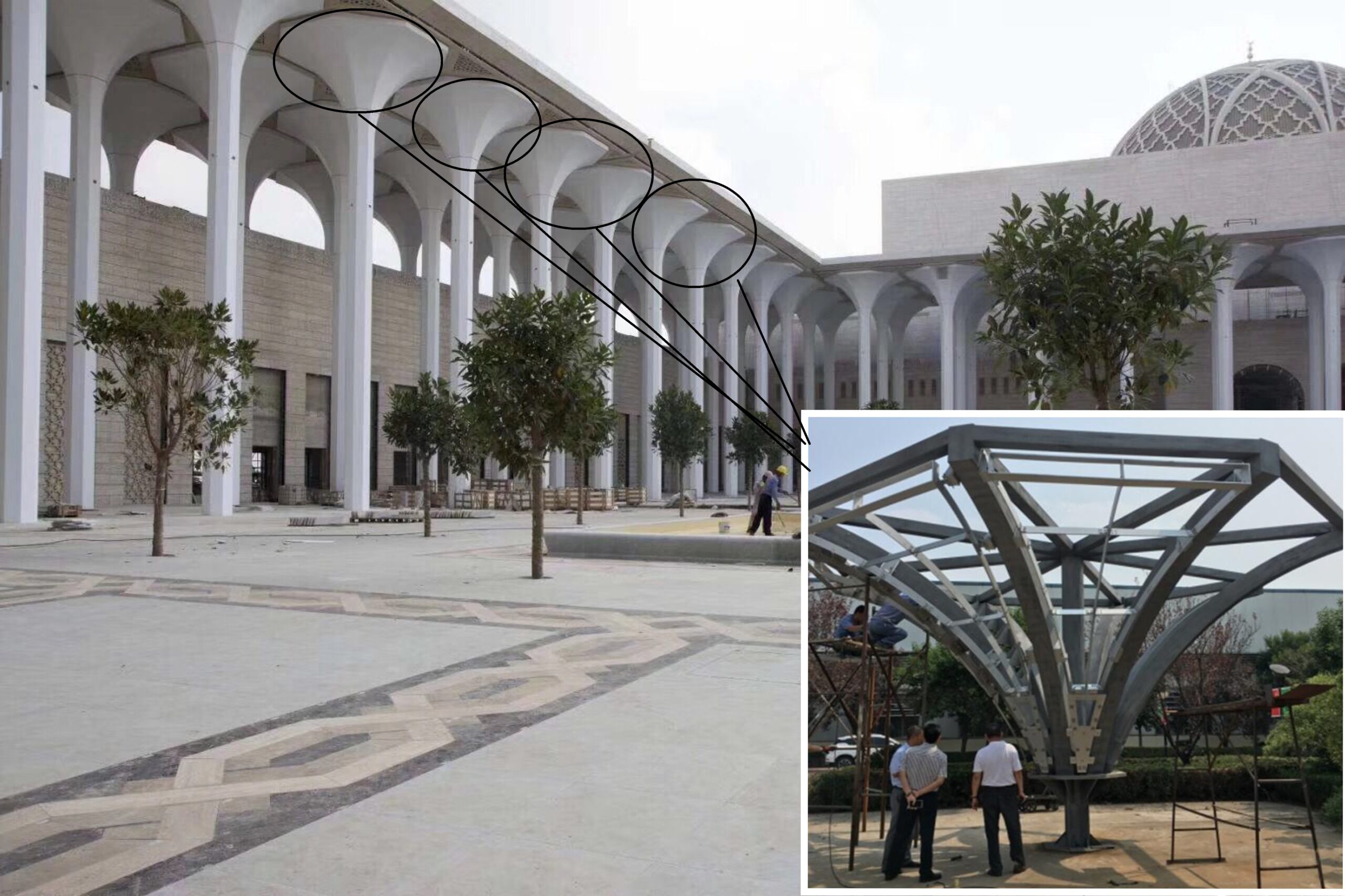 玻璃幕墙全不锈钢支撑柱