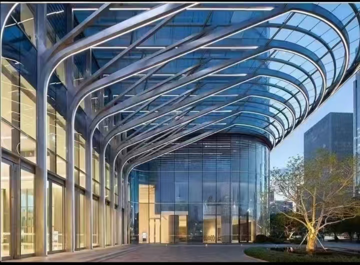 雨棚全不锈钢龙骨系统